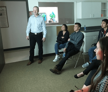 visionary host western university’s contact lens club for annual lab tour
